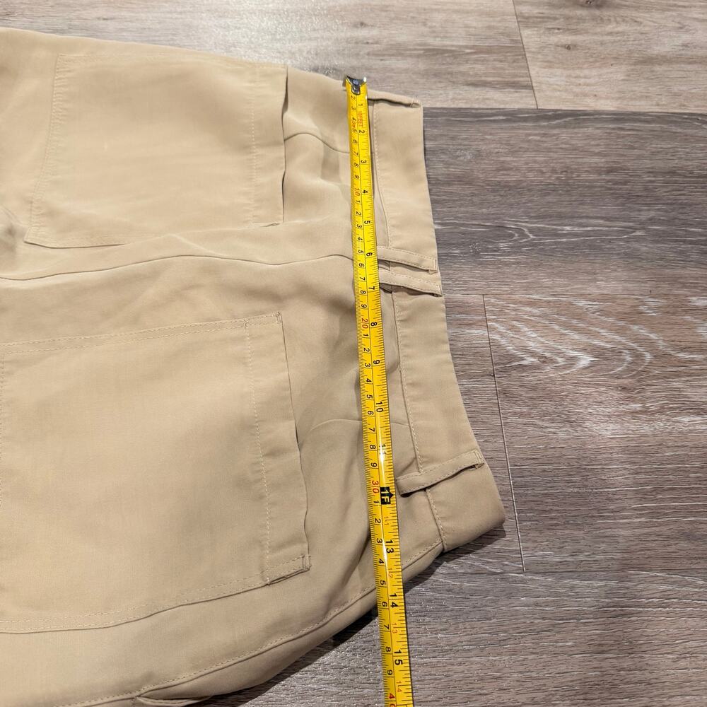 Naf Naf Paris Khaki Straight Cargo Pants Size EU 8 US 4 - Picture 8 of 8